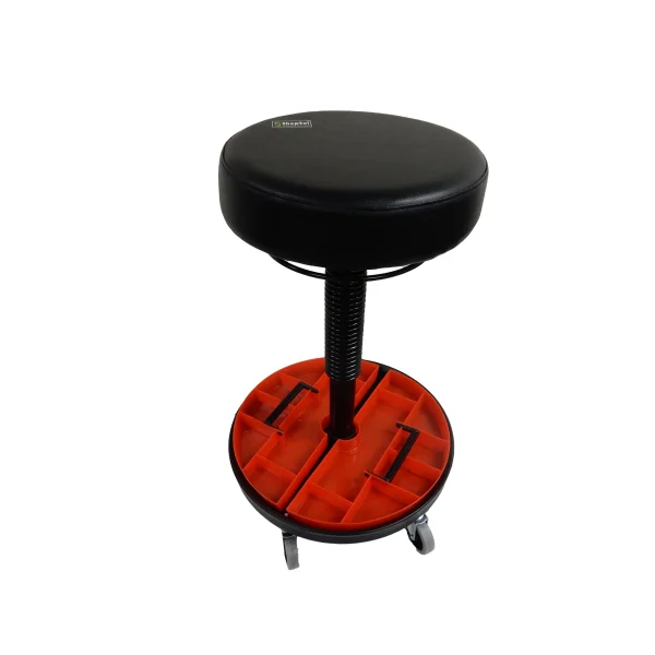 Shopsol Tool Trolley W/ Round Ring Control, Vinyl, Black (1010933)