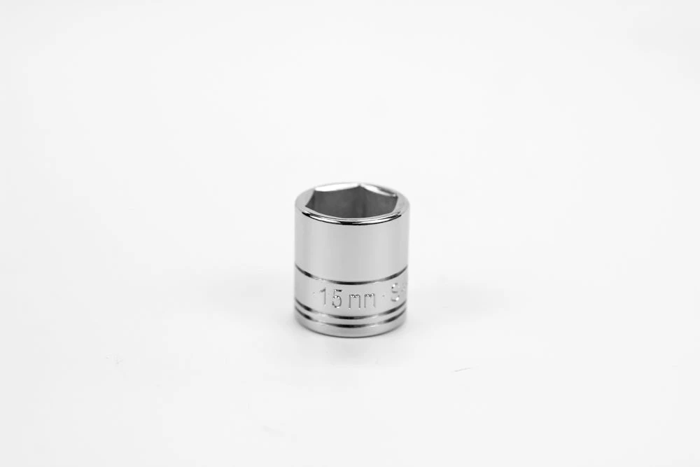 SK Tools 1/4-Inch Drive - 15Mm - Standard 6-Point Chrome Socket (40714)