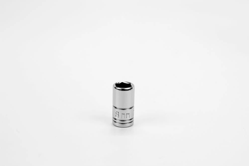 SK Tools 1/4-Inch Drive - 8Mm - Standard 6-Point Chrome Socket (40707)