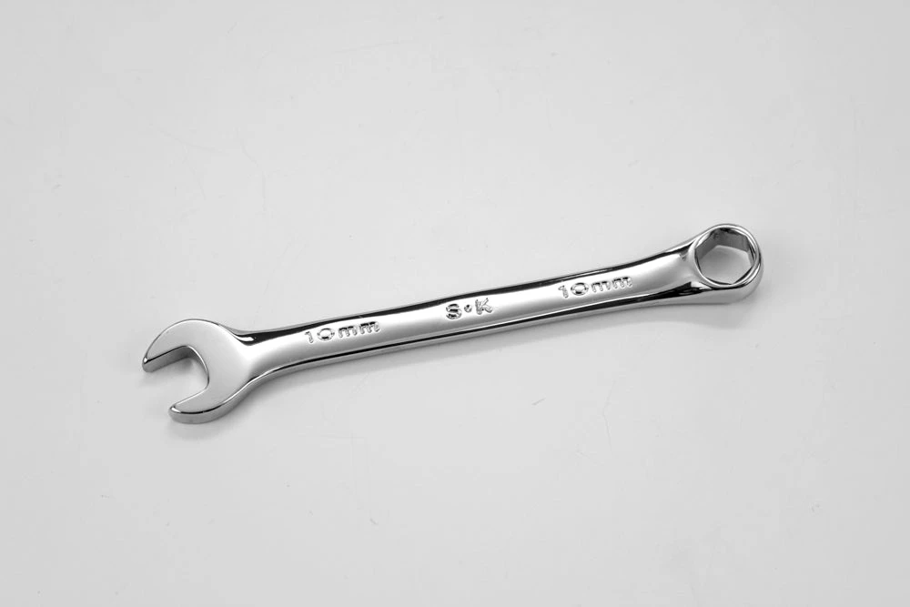 SK Tools 10 Mm 6 Point Metric Regular Combination Chrome Wrench (88360)