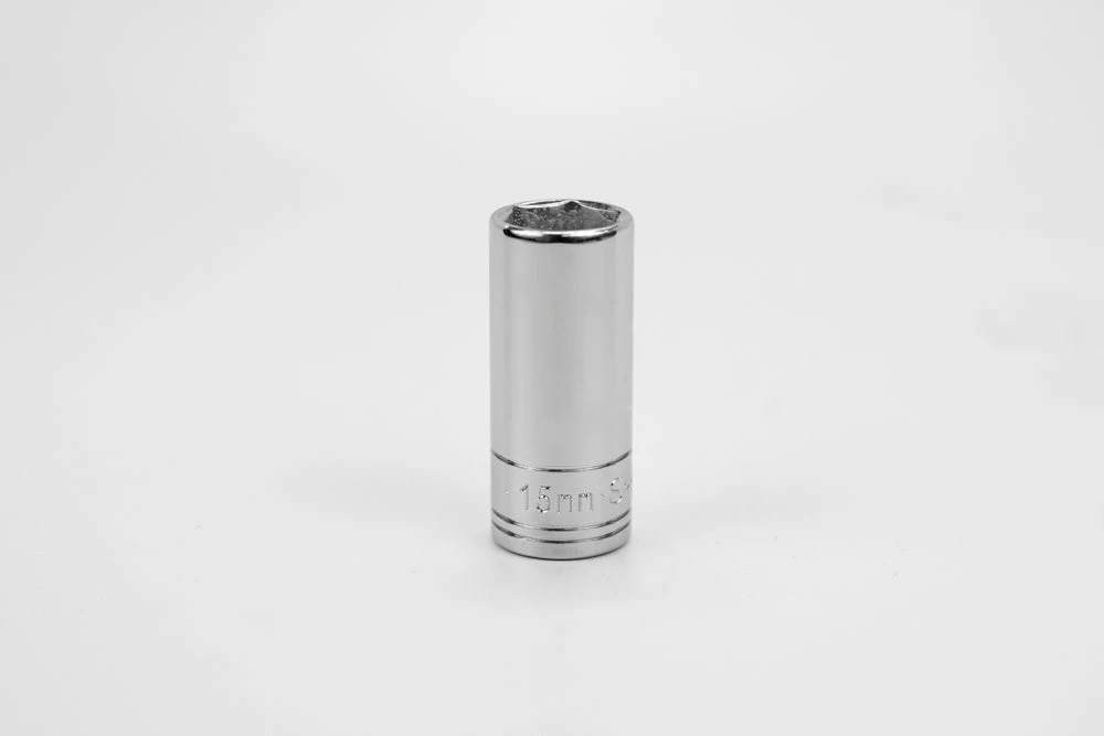 SK Tools 15 Mm 3/8" Drive 6 Point Metric Deep Chome Socket (8415)