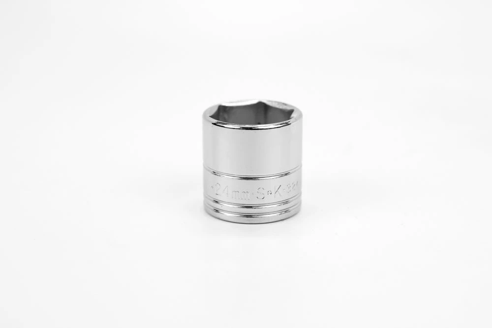 SK Tools 3/8 In. Drive Metric Standard Chrome Socket - 24Mm (324)