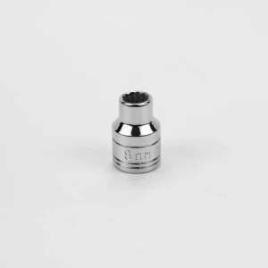 SK Tools 3/8In. Drive 12-Point Metric Standard Chrome Socket - 8Mm (2308)