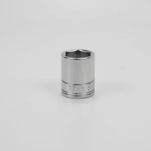 SK Tools 3/8 in. Drive 6-Point Metric Standard Chrome Socket 17 mm (317)