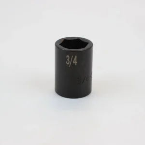 SK Tools 1/2-Inch Drive Standard Impact Socket, 3/4-Inch (34024)