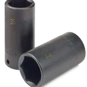 SK Tools 1/2-Inch Drive Deep Impact Socket, 9/16-Inch (34218)