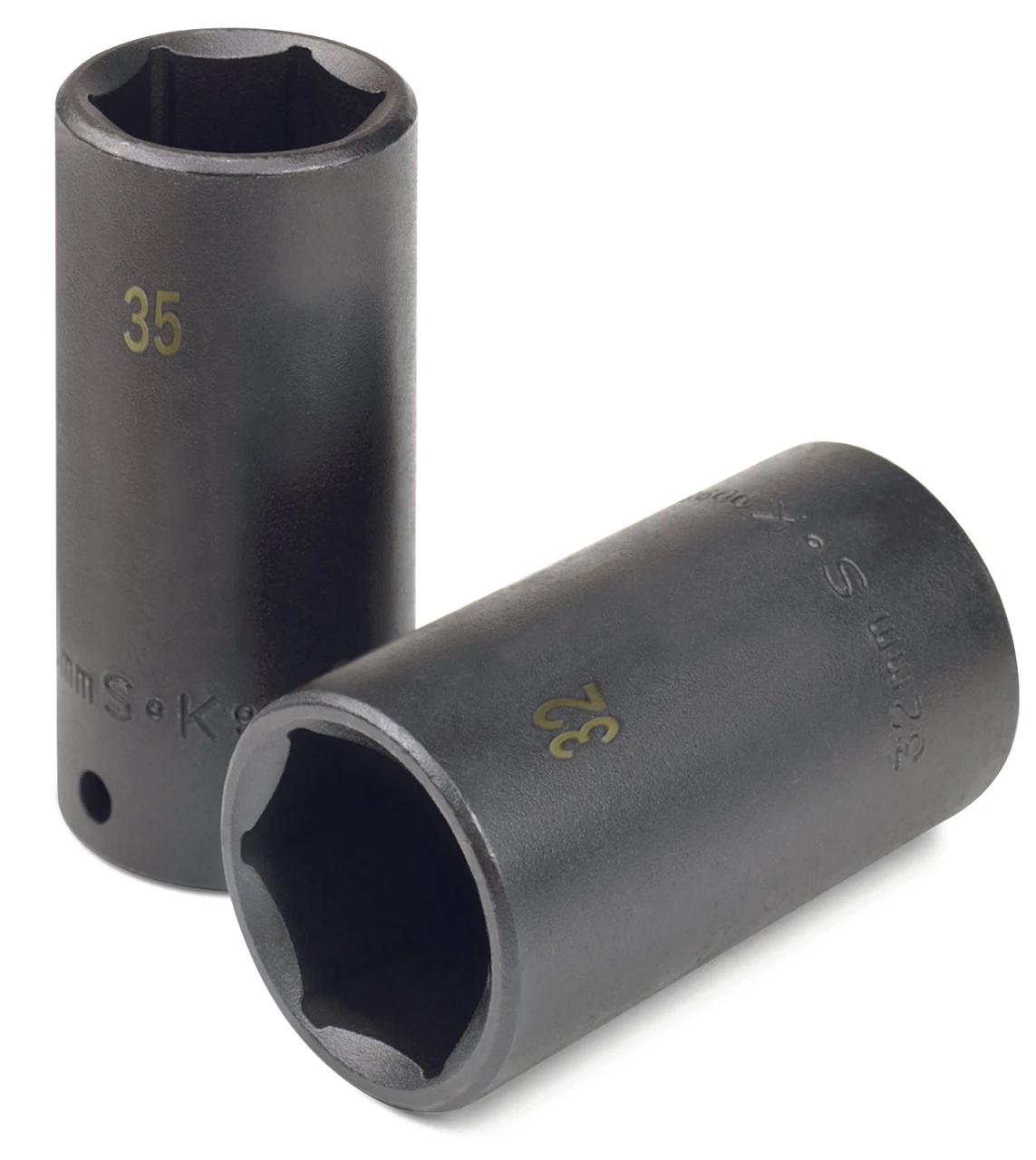 SK Tools 1/2-Inch Drive Deep Impact Socket, 9/16-Inch (34218)