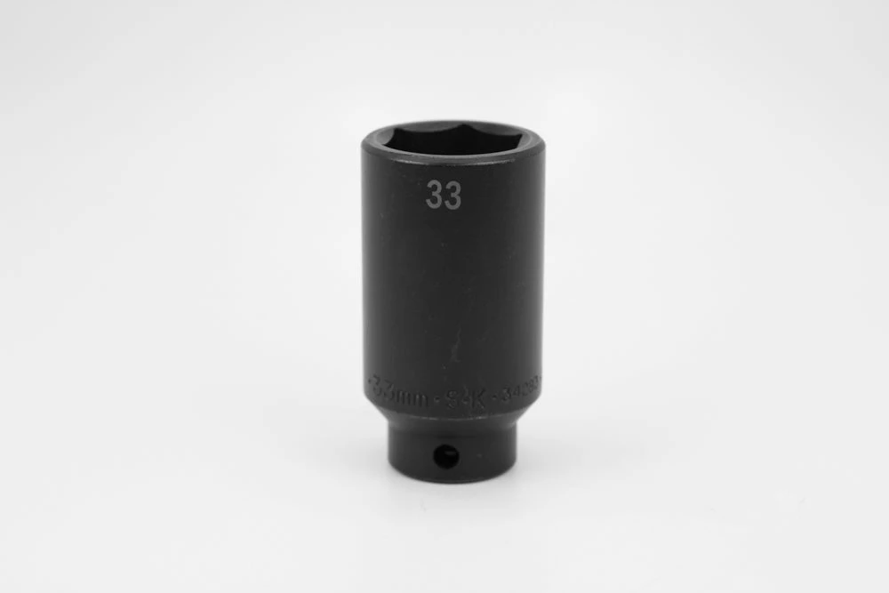 SK Tools 1/2" Drive 6 Point Deep Metric Impact Socket 33mm (34283)