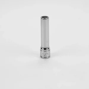 SK Tools 1/4 Inch Drive 12-Point Fractional Deep Chrome Socket 1/4 inch (44908)