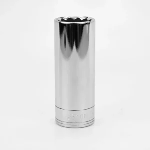 SK Tools 1/2 in. Drive 12-Point Metric Deep Chrome Socket 23mm (48023)