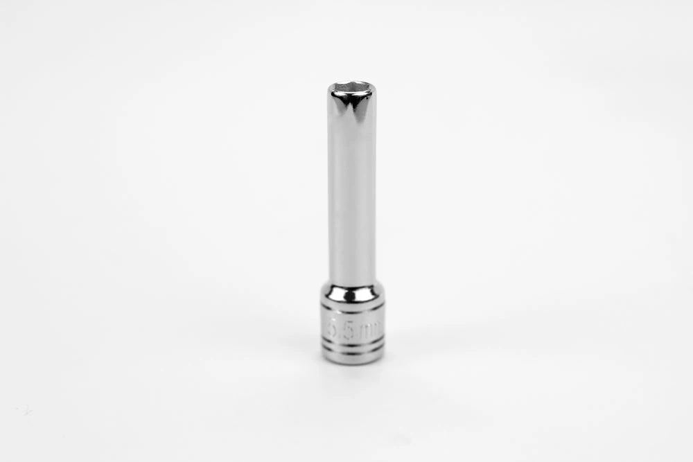 SK Tools 5.5 Mm 1/4" Drive 6 Point Metric Deep Chrome Socket (41700)