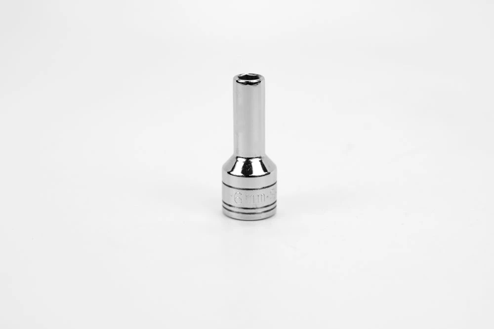 SK Tools 6 Mm 3/8" Drive 6 Point Metric Deep Chome Socket (8406)