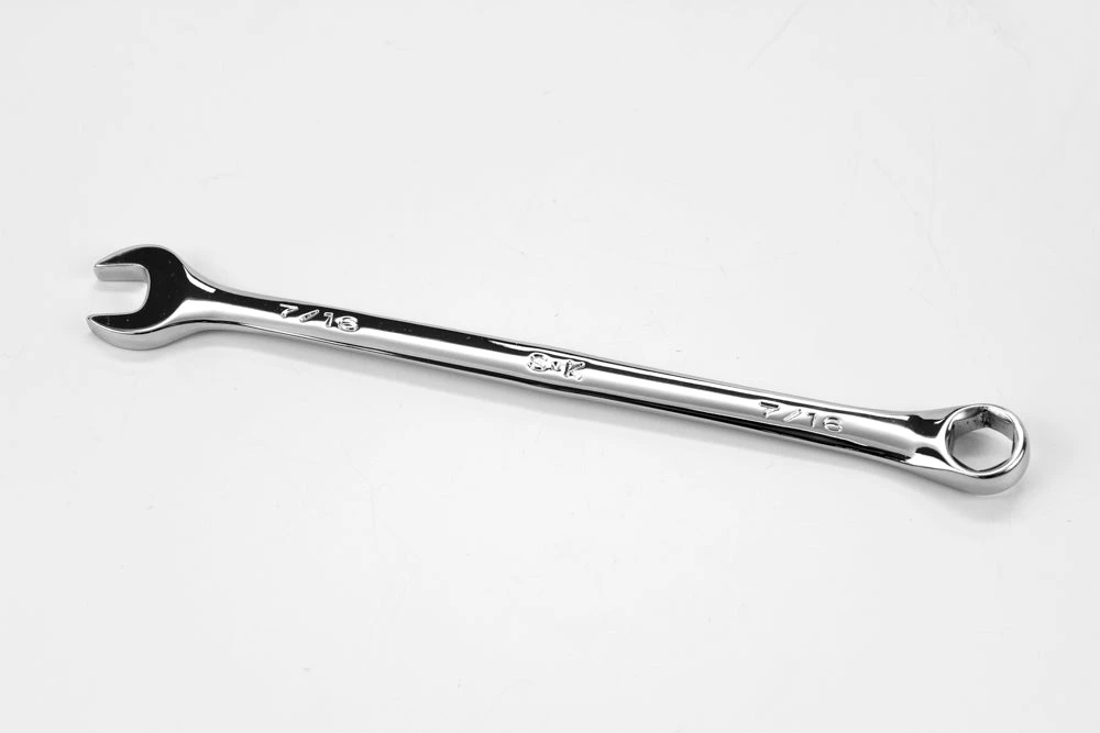 SK Tools 6-Point Superkrome Long Pattern Combination Wrench, 7/16-Inch (88614)