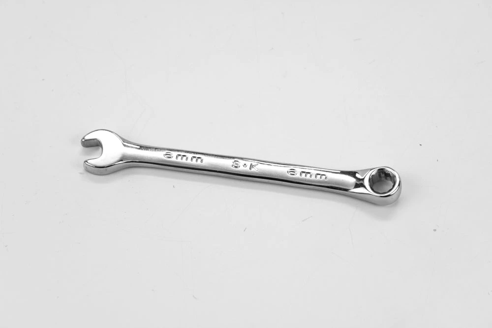 SK Tools 12-Point Metric Wrench – Regular, 6 mm Combination Chrome (88306)