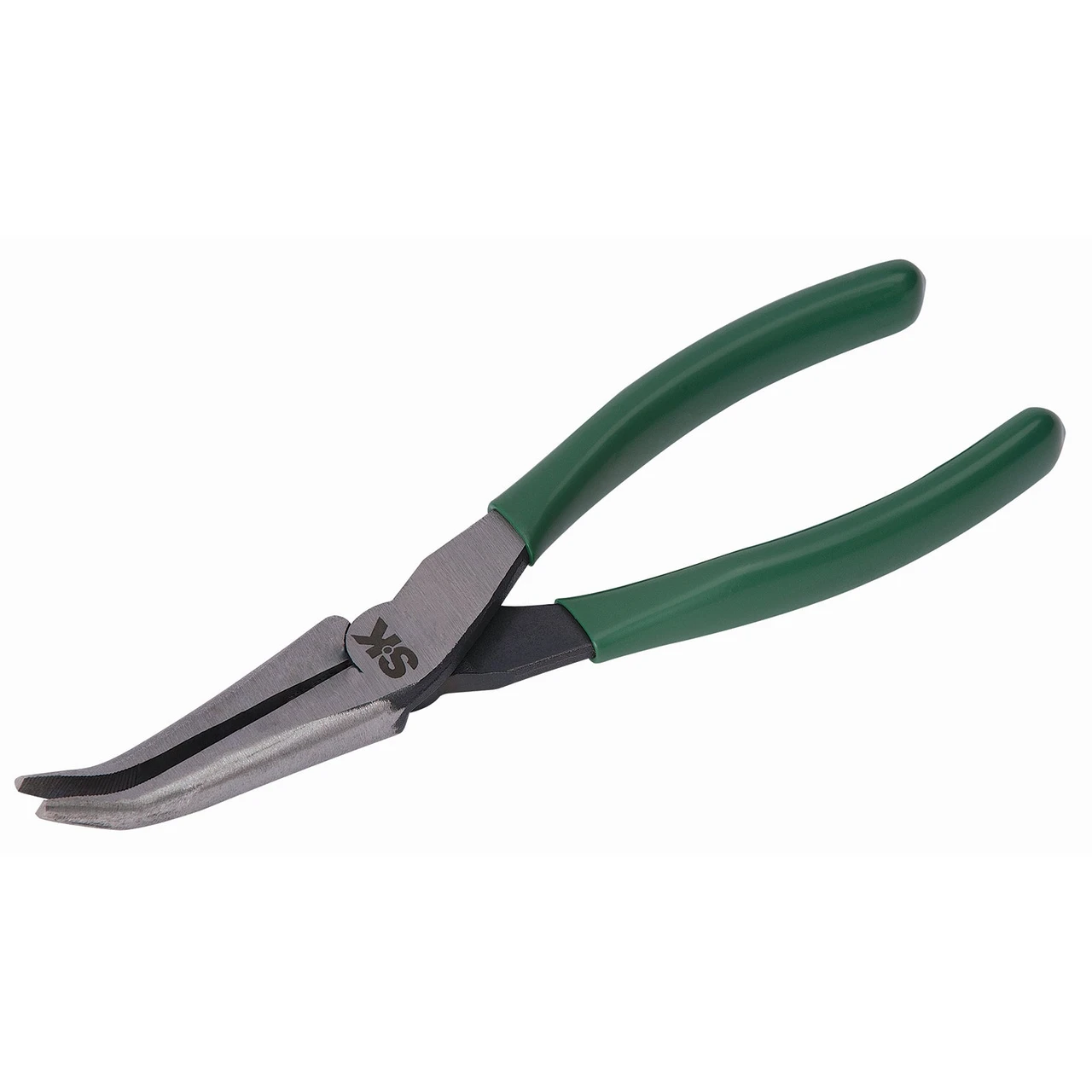 SK Tools Curved Chain Nose Pliers Without Cutter 6" (16315)