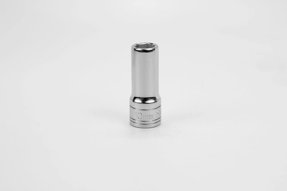 SK Tools Deep Socket - Chrome, Metric, 6 Point, 3/8" Drive, 10 Mm (SK8410)