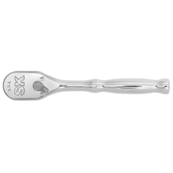 SK Tools Fixed Head Teardrop Ratchet - Lp90, 1/4" Drive, 5 In (SK80180)