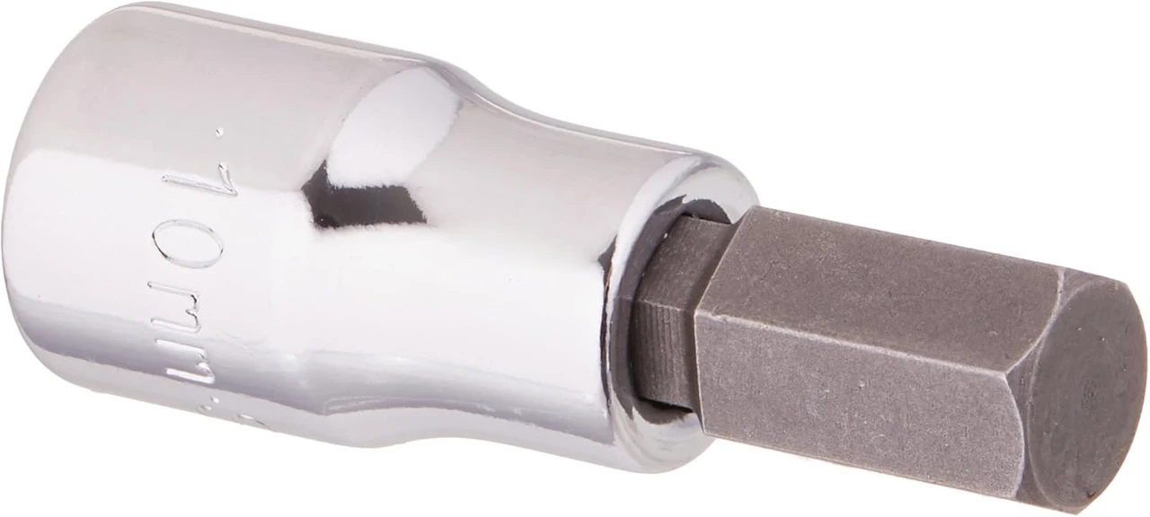 SK Tools Hex Bit Socket - Chrome, 3/8" Drive, 10 Mm (SK41409) — product image 2