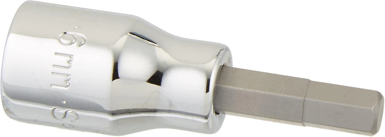 SK Tools Hex Bit Socket - Chrome, 3/8" Drive, 6 Mm (SK41405) — product image 2