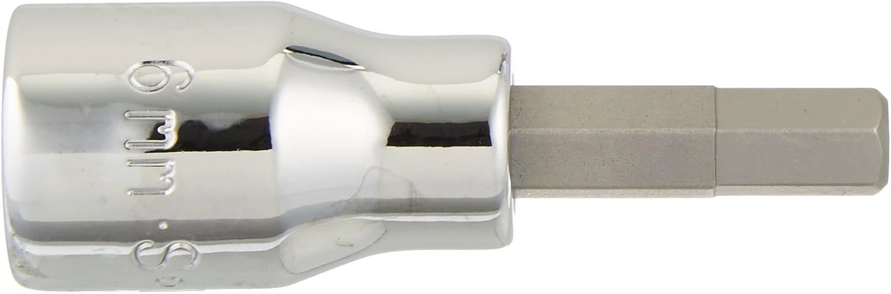 SK Tools Hex Bit Socket - Chrome, 3/8" Drive, 6 Mm (SK41405) — product image 3