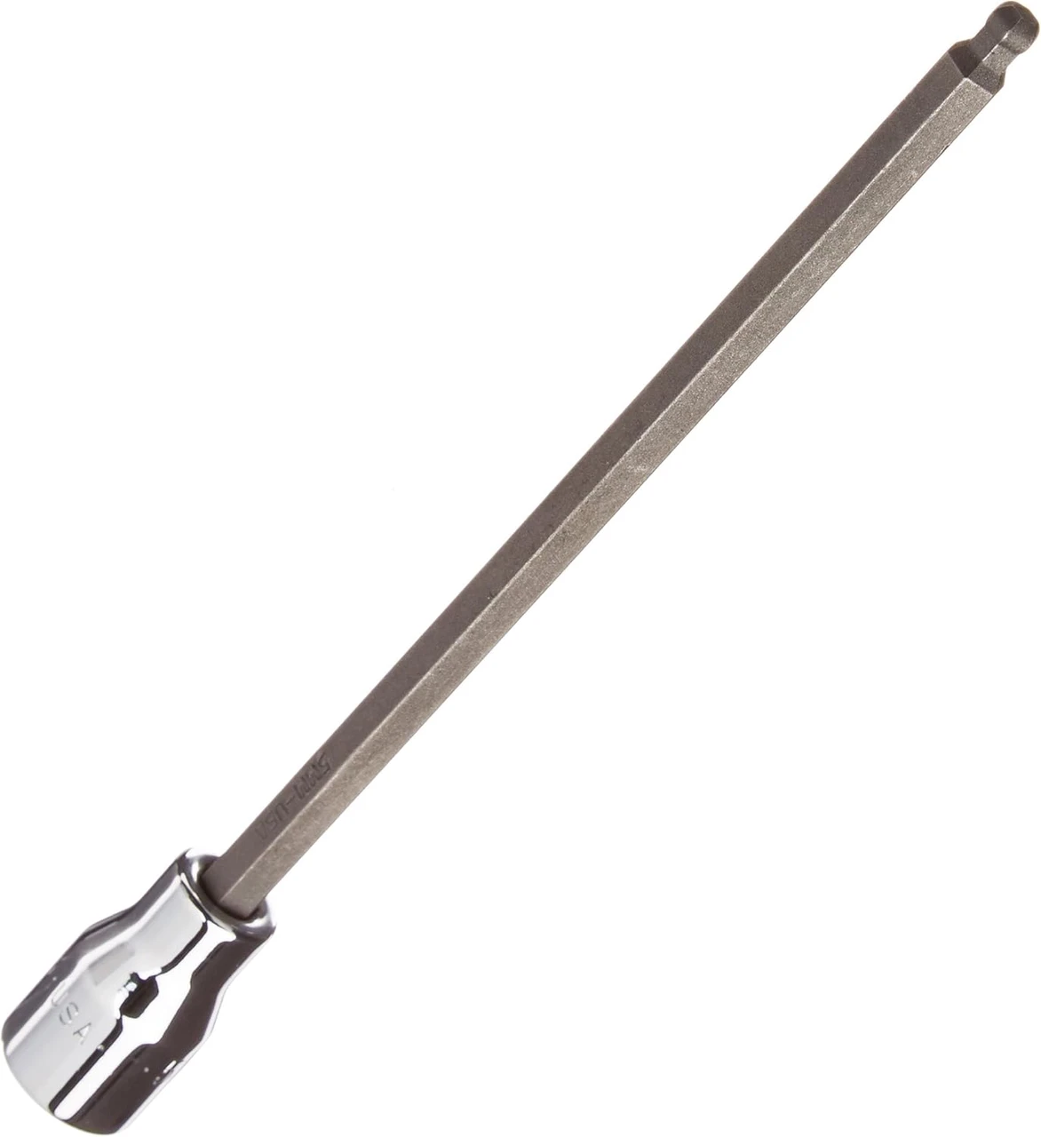 SK Tools Long Ball Hex Bit Socket - Chrome, 3/8" Drive, 5 Mm (SK45965) — product image 2