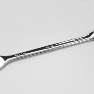 SK Tools Long Combination Wrench - Chrome, Fractional, 12 Point, 9/16" (SK88418)