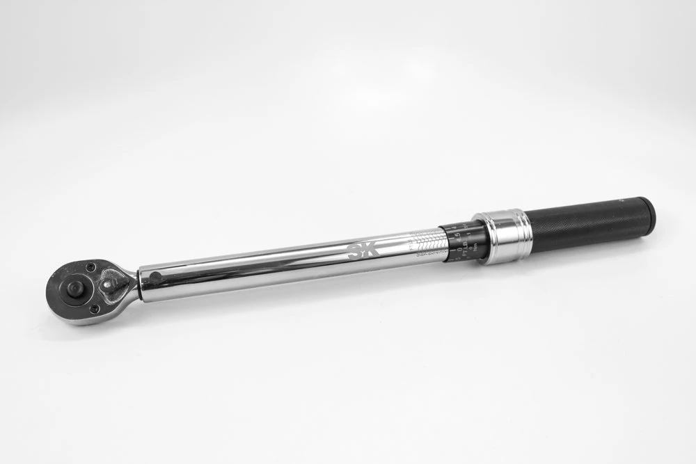 SK Tools Micrometer Adjustable Torque Wrench, 3/8"/10-100 Ft-Lbs (77100)