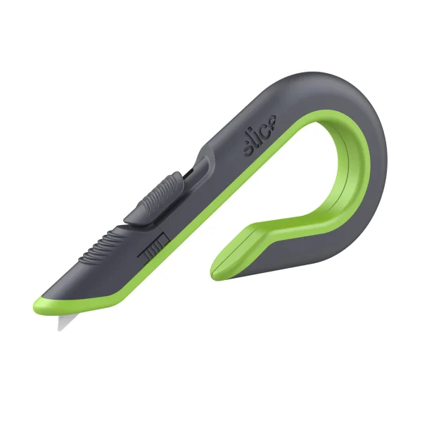 Slice Auto-Retract Box Cutter Utility Knife in Gray Green (10503)