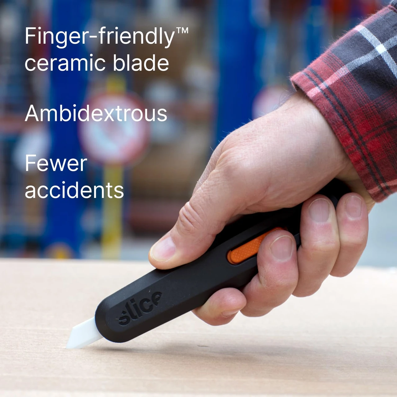 Slice Auto Retract Utility Knife with Finger-Friendly Ceramic Blade (10554) — product image 5