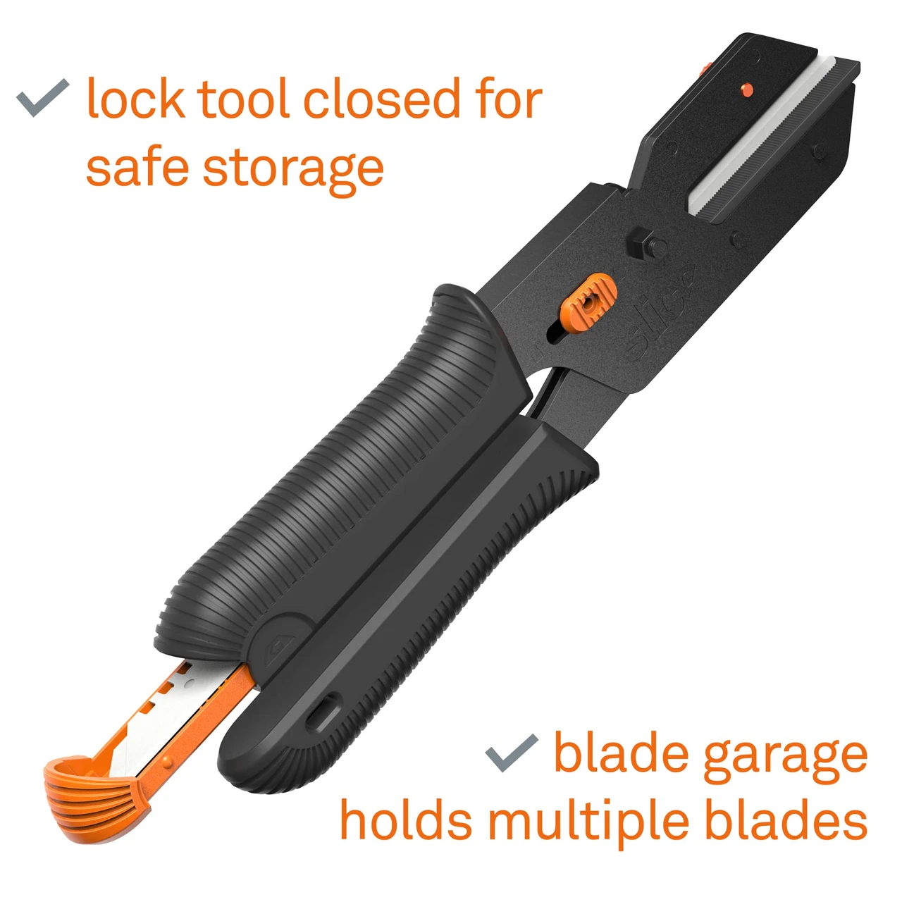 Slice Edge Cutter with Industrial-Grade Steel Handle and Soft Grips (10479) — product image 3