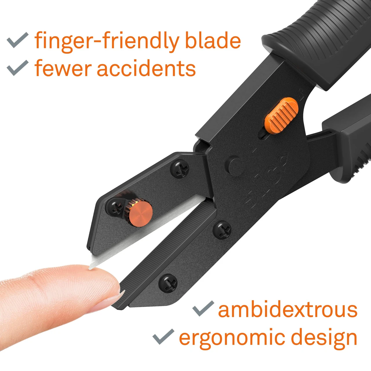 Slice Edge Cutter with Industrial-Grade Steel Handle and Soft Grips (10479) — product image 4