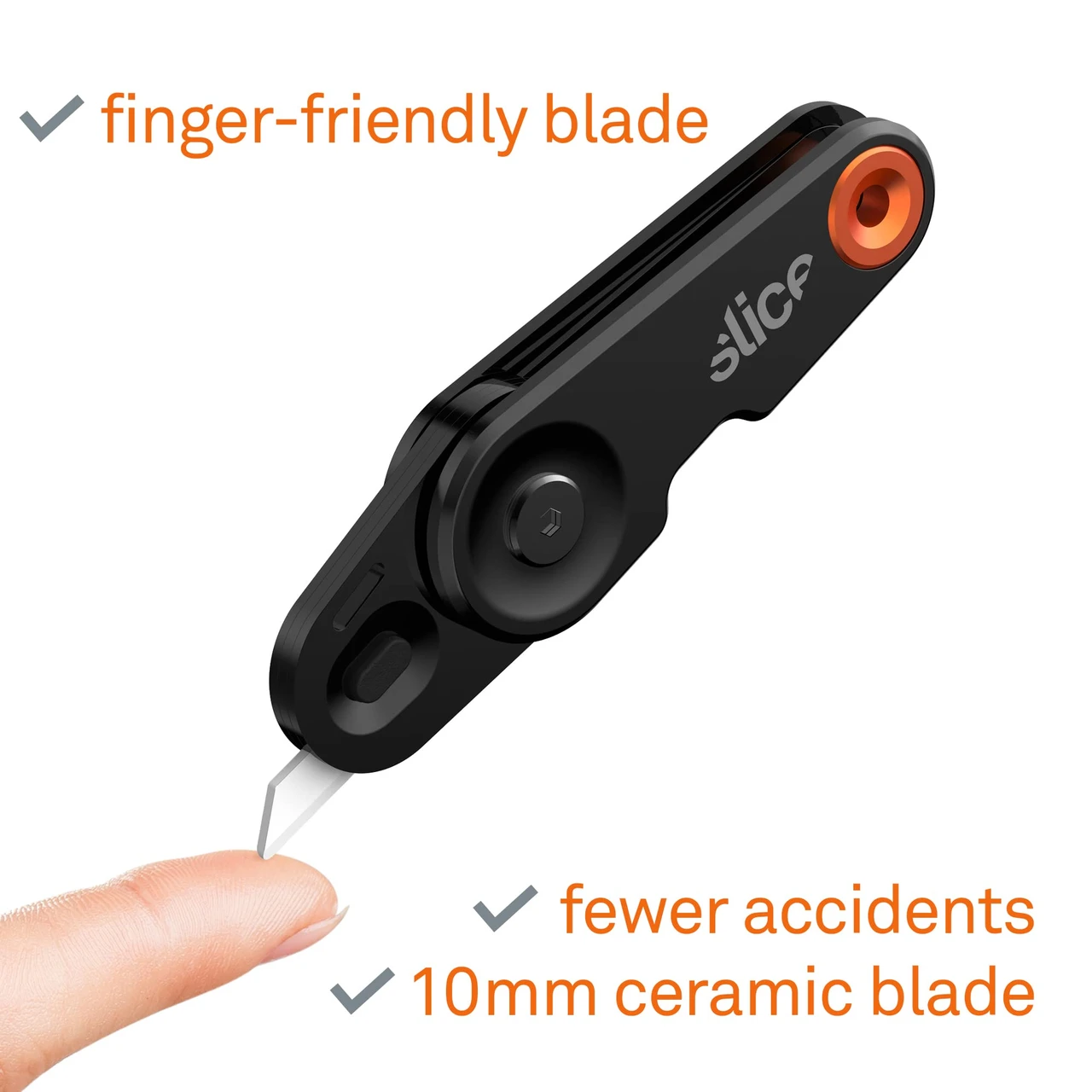 Slice Everyday Carry EDC Folding Knife Ceramic Blade Lasts 11x Longer (10495) — product image 5