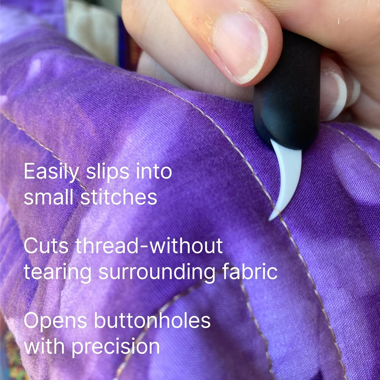 Slice Safety Seam Ripper with Manual Retraction, Safety Blade (10596) — product image 3
