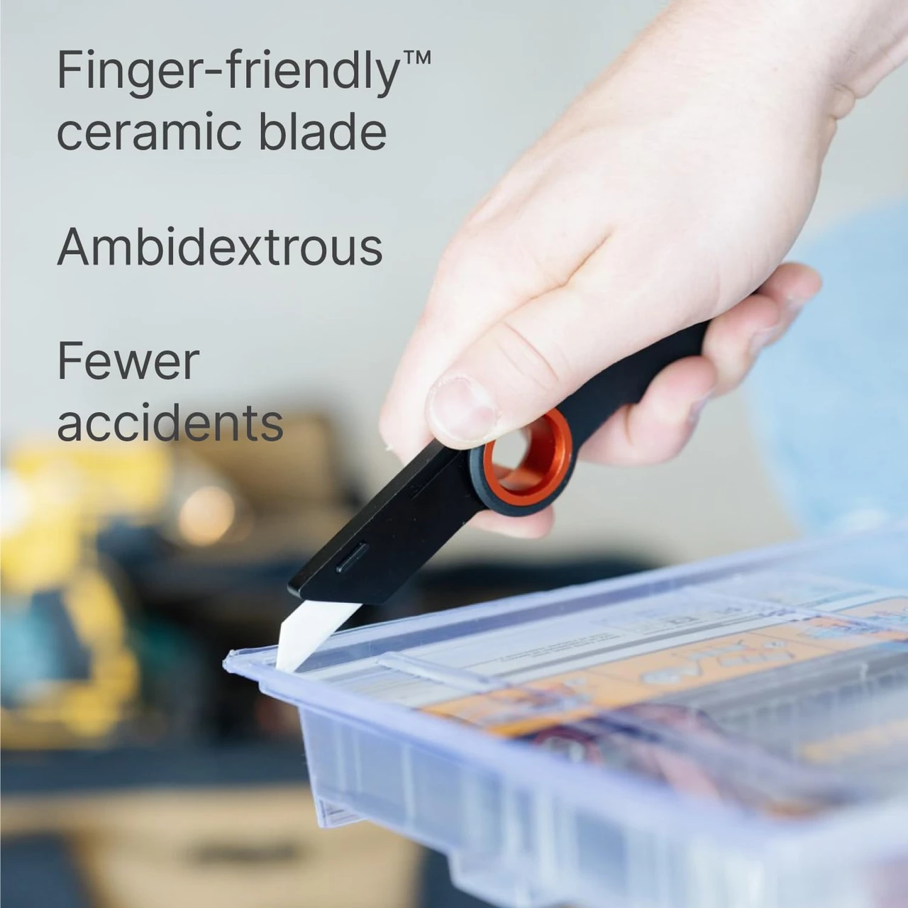 Slice Utility Knife with Finger Loop Grip, Finger Friendly Cutter (10562) — product image 2