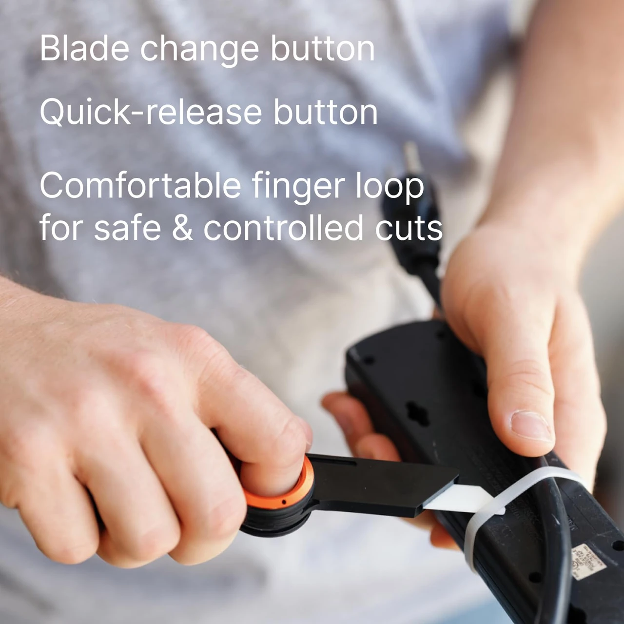 Slice Utility Knife with Finger Loop Grip, Finger Friendly Cutter (10562) — product image 4