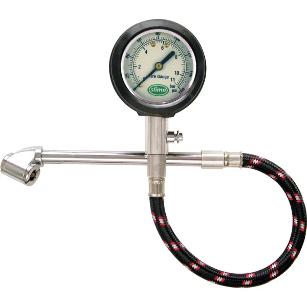 Slime Dually RV Dial Tire Gauge 10-160 PSI (2020-A)