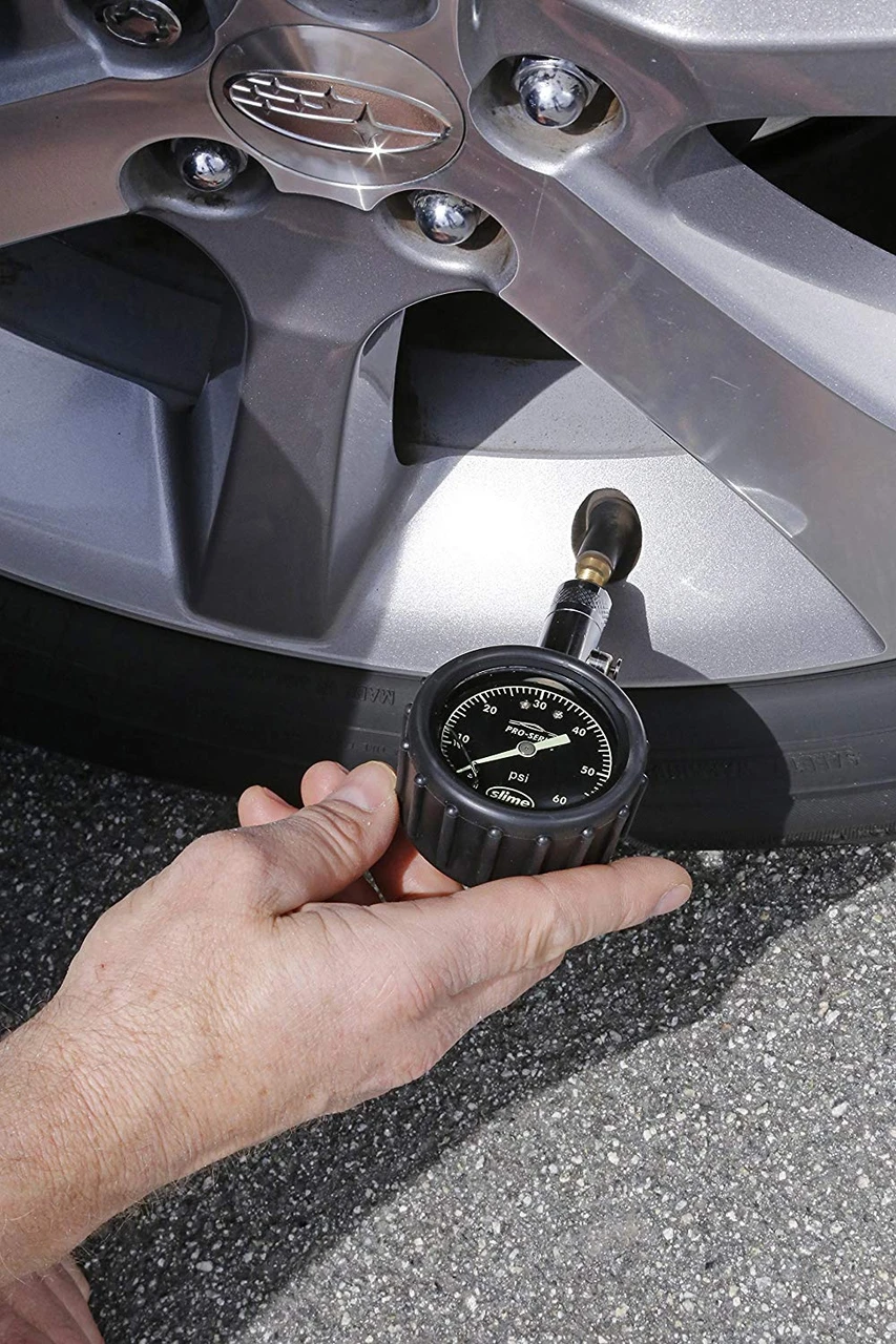 Slime Pro Series Liquid-Filled Dial Gauge 0-60 PSI (20289) — product image 3