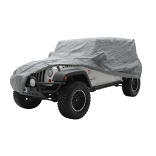 Smittybilt 07-18 Wrangler JK 2-Door Complete Cover w/ Lock & Cable, Gray (SMB830)