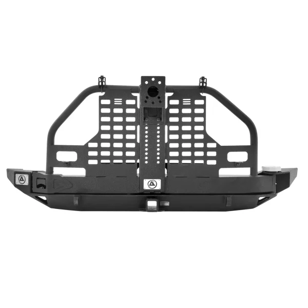 Smittybilt 0718 Wrangler JK 2/4 Door XRC Atlas Spare Tire Carrier - Black (SMB76896-02)