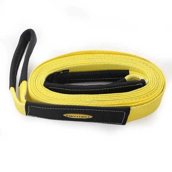 Smittybilt 2IN x 20FT Tow Strap, 20,000 LB Rating - Yellow (SMBCC220)