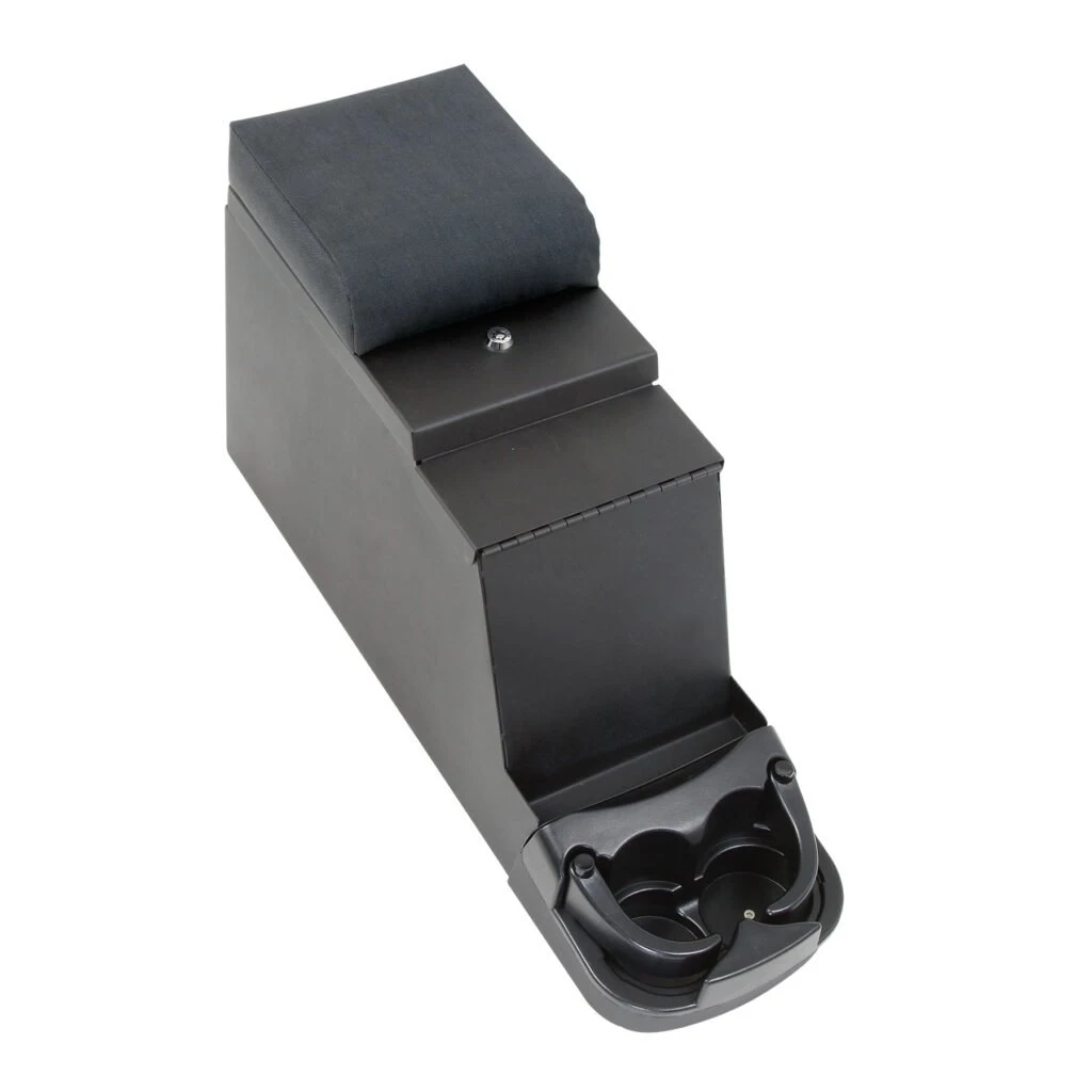 Smittybilt 76-95 CJ & Wrangler YJ Security Stereo Floor Console Denim Black (SMB31815)