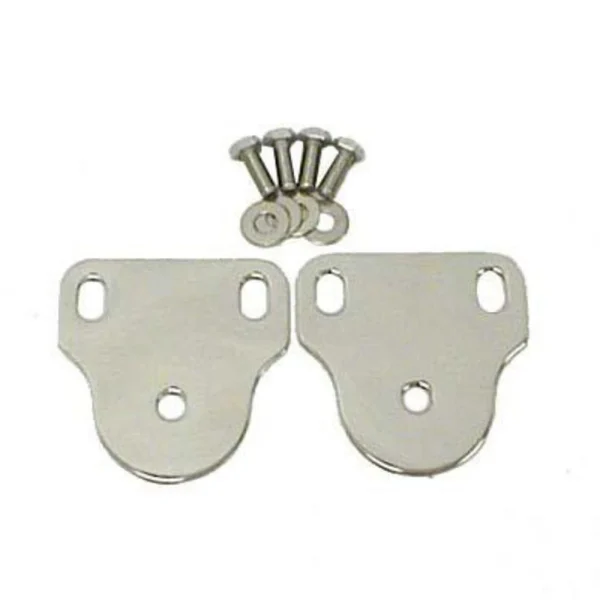 Smittybilt 7695 CJ & Wrangler YJ Inside Windshield Brackets Stainless Steel (SMB7408)