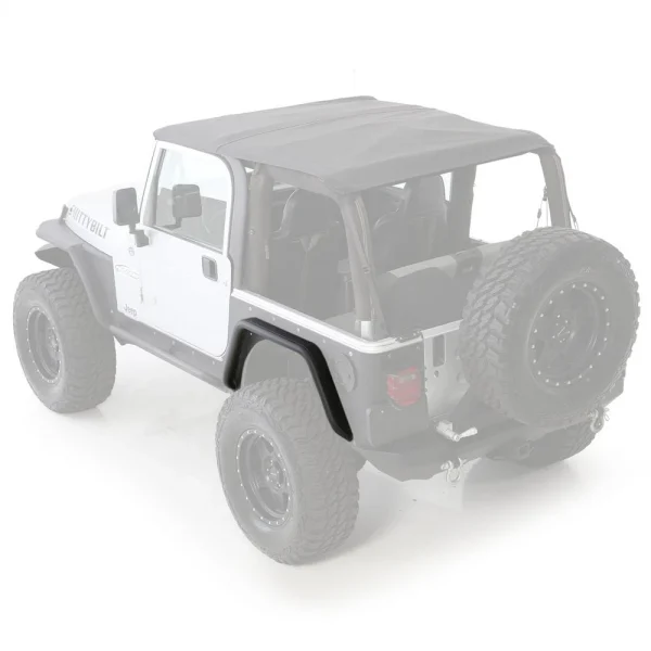 Smittybilt 97-06 Wrangler TJ/LJ XRC Rear 3" Bolt-On Flares Black (SMB76875)