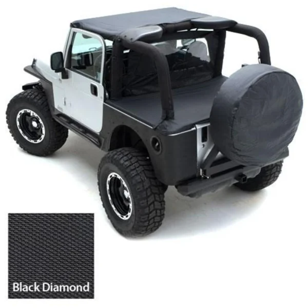 Smittybilt 97-06 Wrangler (TJ) Standard Soft Top Black Diamond (SMB93335)