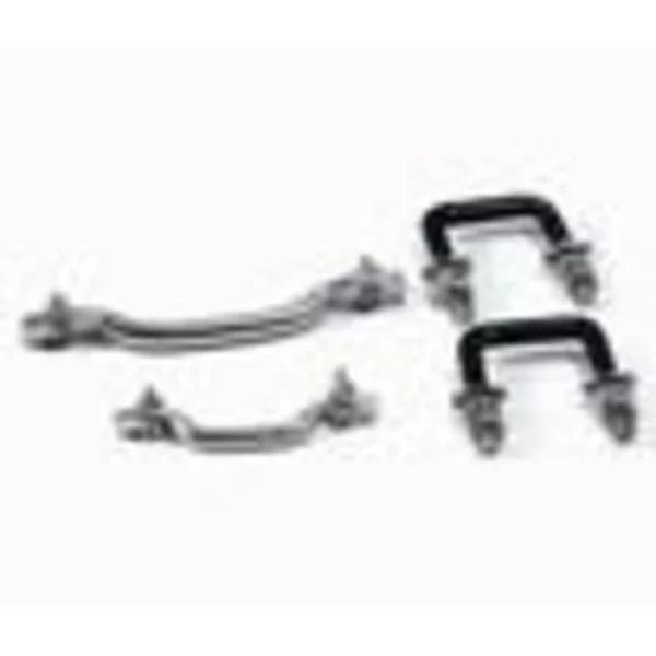 Smittybilt CJ & Wrangler YJ Windshield Tie Down Kit Stainless (SMB7411)