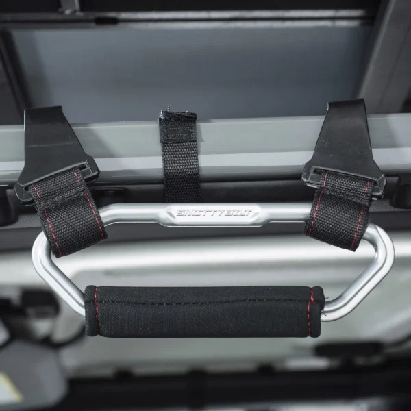 Smittybilt Extreme Grab Handles Black/Silver for Wrangler JL/Gladiator JT (SMB779311)