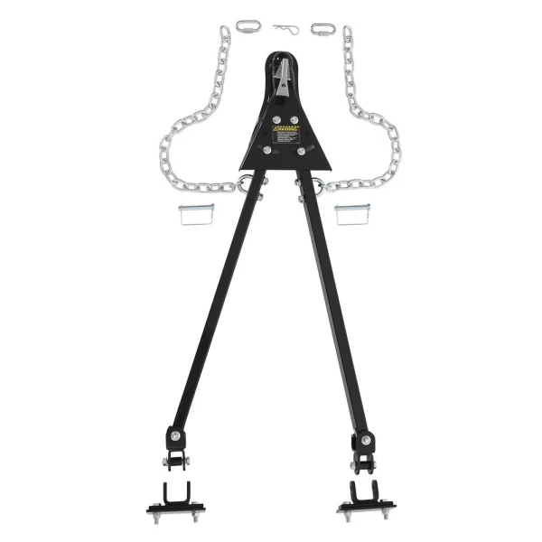 Smittybilt Jeep Tow Bar Kit w/ 2" Coupler, Brackets & Chains (SMB87450)
