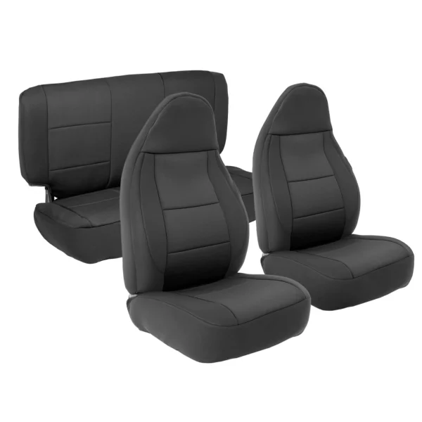 Smittybilt Neoprene Seat Cover Set Front/Rear Black (SMB471201)