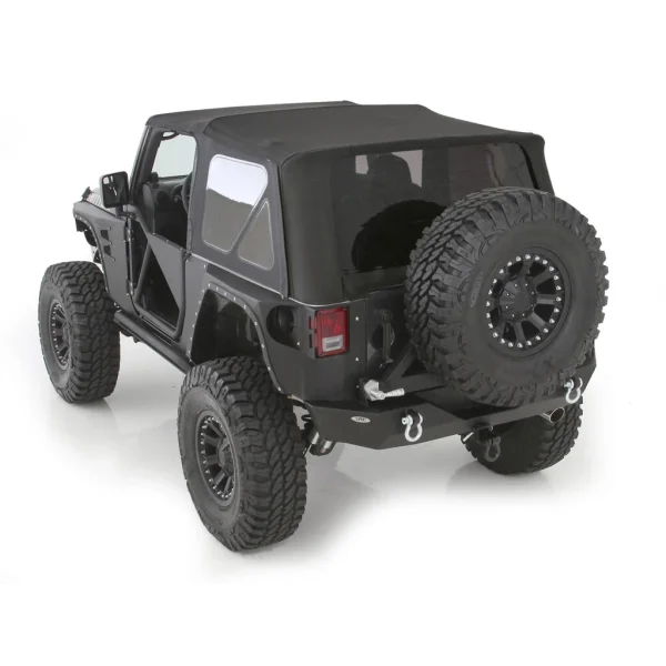Smittybilt OEM Replacement Soft Top w/Tinted Windows - Black (SMB9070235)
