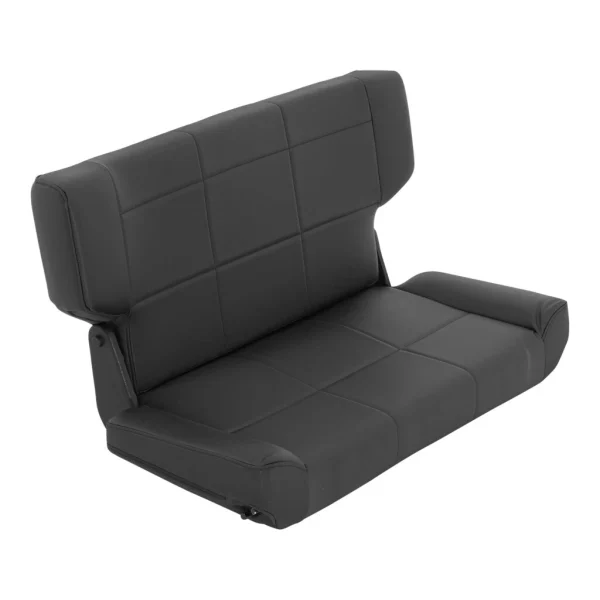 Smittybilt Rear Fold & Tumble Seat for 97-06 Wrangler TJ - Denim Black (SMB41515)
